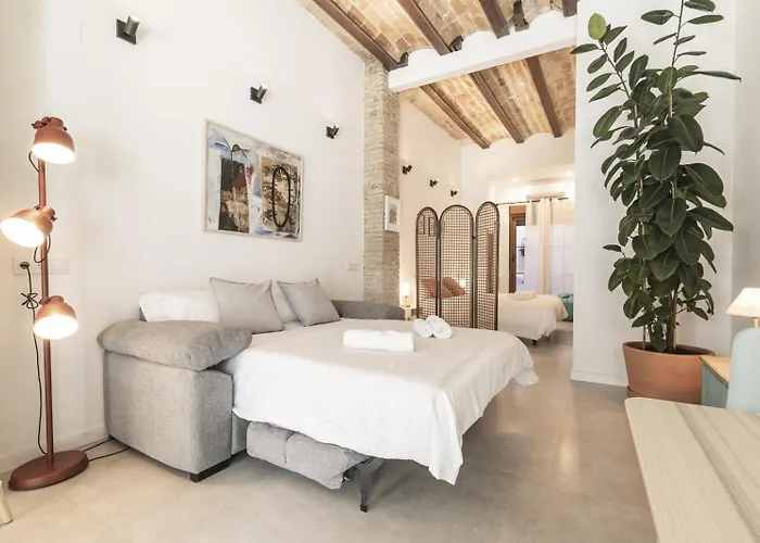 Lejlighed Cozy Studio With Terrace In Ruzafa By Invalencia *