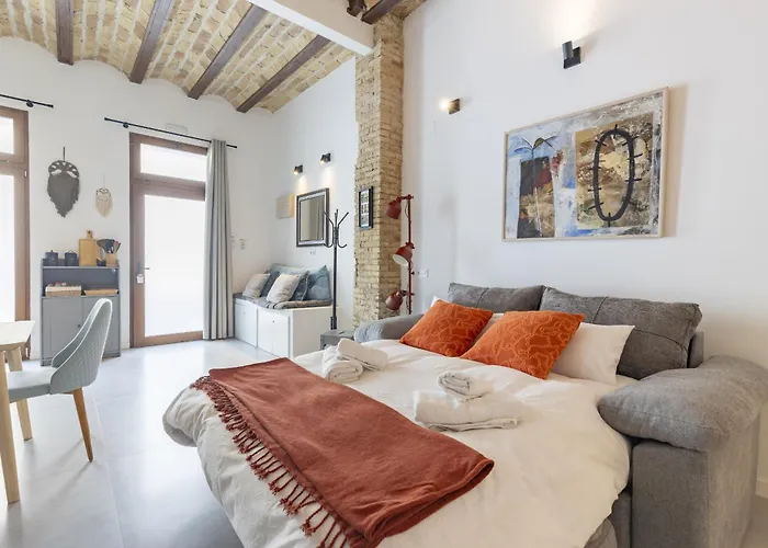 Lejlighed Cozy Studio With Terrace In Ruzafa By Invalencia *
