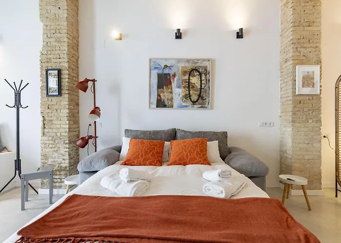 Lejlighed Cozy Studio With Terrace In Ruzafa By Invalencia *